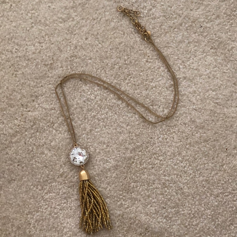 J Crew tassel necklace